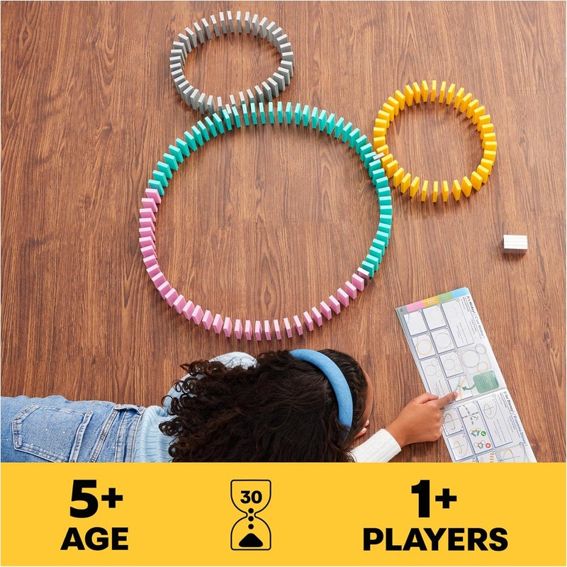 Spin Master Games إبداعات الدومينو من ديزني بمناسبة الذكرى المئوية - 200 دومينو وإكسسوارات - فنانة الدومينو ليلي هيفيش، مجموعة هدايا دومينو من ديزني للبالغين والأطفال من عمر 5 سنوات فما فوق - Image 2